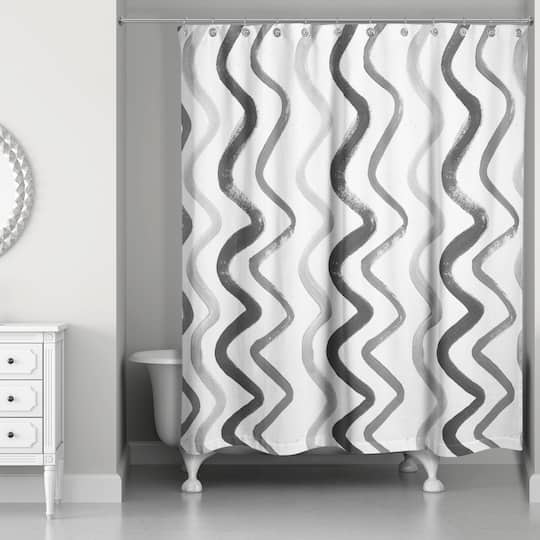 Squiggles Shower Curtain